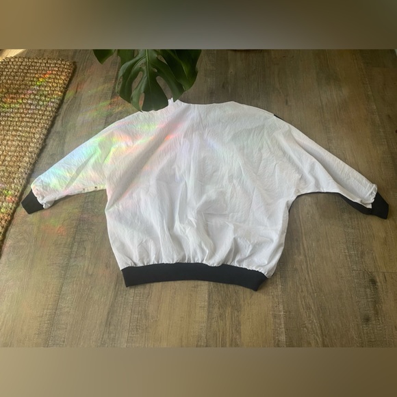 Vintage 80s Division of Graff Windbreaker Pullover V-Neck Top - Picture 5 of 5